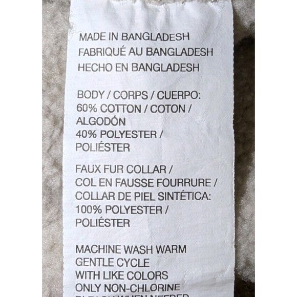 G.H. Bass Sweater Henley Tan Pullover Fleece Men's Size Large - Picture 6 of 6